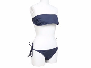 Christian Dior クリスチャンディオール ビキニ スイムウェア 水着 上下セット ネイビー レディース 美品 40712