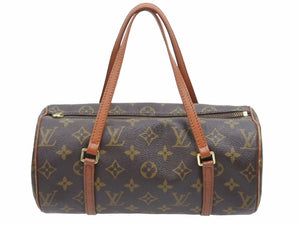 LOUIS VUITTON ルイヴィトン パピヨン26 パピヨン 旧型 M51386 モノグラム ハンドバッグ ブラウン ヴィンテージ 中古 41120