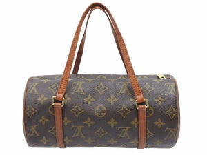 LOUIS VUITTON ルイヴィトン パピヨン26 パピヨン 旧型 M51386 モノグラム ハンドバッグ ブラウン ヴィンテージ 中古 41120