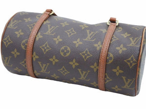 LOUIS VUITTON ルイヴィトン パピヨン26 パピヨン 旧型 M51386 モノグラム ハンドバッグ ブラウン ヴィンテージ 中古 41120