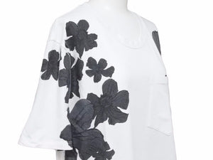 NeIL Barrett ニールバレット floral-printed t-shirt Tシャツ カットソー BJT514A-L566S 花柄 2019SS ホワイト M 中古 美品 41159