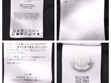 Load image into Gallery viewer, MONCLER モンクレール ロングTシャツ MAGLIA GIROCOLLO E20918003250 8390T コットン ブラック ブルー サイズL 美品 41165