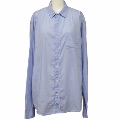 Frank＆Eileen LUKE フランクアンドアイリーン ルーク ワイシャツ 長袖シャツ 117409 ブルー コットン サイズM 良品 中古 41392