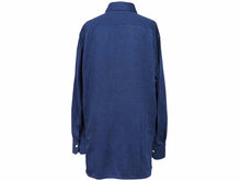 Load image into Gallery viewer, Kiton キトン 長袖シャツ ワイシャツ UMCNERH07018 コットン ネイビー サイズL(42) 美品 中古 41395