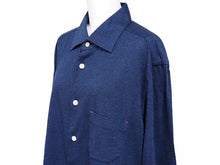 Load image into Gallery viewer, Kiton キトン 長袖シャツ ワイシャツ UMCNERH07018 コットン ネイビー サイズL(42) 美品 中古 41395