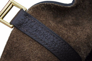 HERMES エルメス ハンドバッグ ピコタンロックPM エベヌ トリヨンクレマンス Z刻印 2021年製 エベンヌ エベーヌ 濃茶 中古 42292