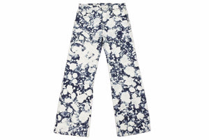 Louis Vuitton ルイヴィトン デニムパンツ ポピードロシー 19SS コットン 牛革 ブルー ホワイト サイズ28 美品 中古 42337