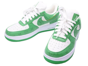 新品未使用 ルイヴィトン LOUISVUITTON ナイキ AIR FORCE 1 LOW サイズ6.5 モノグラムレザーローカットスニーカー グリーン 42674