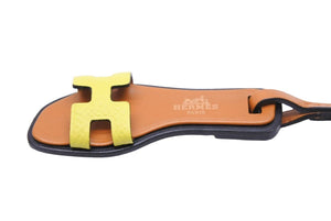 HERMES エルメス ORAN NANO CHARM オラン ナノ チャーム サンダル ヴォーエプソン バトラー ヴァッシュハンター 美品 中古 42952
