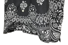 Load image into Gallery viewer, 極美品 Supreme シュプリーム 21SS Bandana Silk S/S Shirt 半袖シャツ トップス ブラック ホワイト シルク サイズM 中古 43769