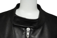 Load image into Gallery viewer, MARTIN MARGIELA マルタンマルジェラ ライダースジャケット 八の字型ジップ S50AM0489 SY1460 ブラック 52 美品 中古 43907