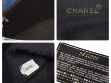 Load image into Gallery viewer, CHANEL シャネル デカマトラッセ シングルフラップ デニム チェーンショルダー フリンジ 2番台 ヴィンテージ 美品 中古 44196