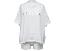 Load image into Gallery viewer, MONCLER モンクレール GIROCOLLO 半袖Ｔシャツ ホワイト クロップド トップス ロゴ 8C70410V8094 サイズS 中古 44401