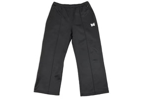 極美品 Needles ニードルス S.L.SEAM ポケット パンツ トラックパンツ ジャージ ボトムス ブラック HM243 サイズS 中古 44437