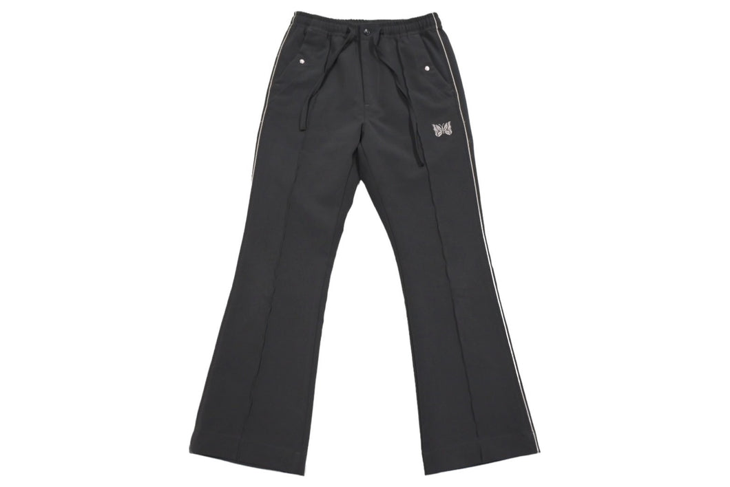 Needles ニードルス トラックパンツ ラインパンツ ジャージ フレア パピヨン LQ163 ピンクライン グレー XS 美品 中古 4b007596