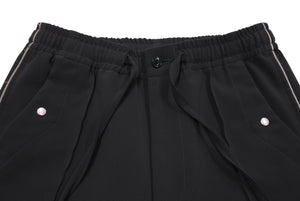 Needles ニードルス トラックパンツ ラインパンツ ジャージ フレア パピヨン LQ163 ピンクライン グレー XS 美品 中古 4b007596