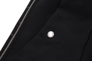 Needles ニードルス トラックパンツ ラインパンツ ジャージ フレア パピヨン LQ163 ピンクライン グレー XS 美品 中古 4b007596