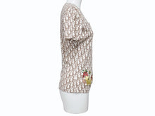 Load image into Gallery viewer, Christian Dior クリスチャンディオール Vネック半袖Tシャツ 5E16155951 サイズ40 トロッター ガリアーノ期 美品 中古 4b004576