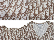 Load image into Gallery viewer, Christian Dior クリスチャンディオール Vネック半袖Tシャツ 5E16155951 サイズ40 トロッター ガリアーノ期 美品 中古 4b004576