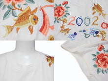 Load image into Gallery viewer, Christian Dior クリスチャンディオール タンクトップ ノースリーブ 2P12155001 サイズ38 ホワイト フラワー ガリアーノ期 美品 中古 4b004577