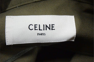 CELINE x Christian Marclay セリーヌ x クリスチャン マークレー WHOOOM パッチ ミリタリージャケット 36 美品 中古 4c074750