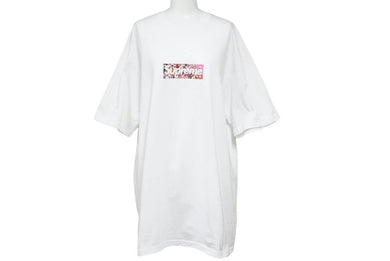 Supreme×村上隆 シュプリーム×村上隆 ボックスロゴＴシャツ カイカイキキ ホワイト マルチカラー メンズ サイズL 良好中古 46030 