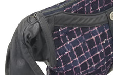 Load image into Gallery viewer, 極美品 CHANEL ガールシャネル 15SS 21番台 ココマーク ショルダー レザー ツイード ネイビー ピンク マルチ 46102