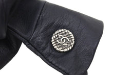 Load image into Gallery viewer, 極美品 CHANEL ガールシャネル 15SS 21番台 ココマーク ショルダー レザー ツイード ネイビー ピンク マルチ 46102