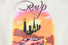 Load image into Gallery viewer, RSVP アールエスブイピー 半袖Tシャツ トップス サンセット シティ 車 プリント アイボリー マルチカラー XL 美品 中古 46348