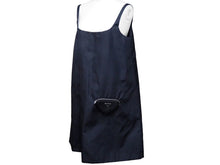 Load image into Gallery viewer, PRADA プラダ RE-NYLON ノースリーブ ワンピース ナイロン ブラック ポーチ付き 2306621WQ8F0002 サイズ36 中古 46460