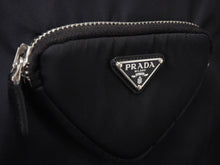 Load image into Gallery viewer, PRADA プラダ RE-NYLON ノースリーブ ワンピース ナイロン ブラック ポーチ付き 2306621WQ8F0002 サイズ36 中古 46460