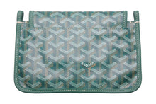 Load image into Gallery viewer, 新品同様 GOYARD ゴヤール Plumet プリュメ ショルダーバッグ 斜めがけポシェット ストラップ無し PVC レザー グリーン 中古 46538