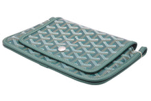 Load image into Gallery viewer, 新品同様 GOYARD ゴヤール Plumet プリュメ ショルダーバッグ 斜めがけポシェット ストラップ無し PVC レザー グリーン 中古 46538