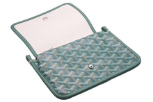 Load image into Gallery viewer, 新品同様 GOYARD ゴヤール Plumet プリュメ ショルダーバッグ 斜めがけポシェット ストラップ無し PVC レザー グリーン 中古 46538