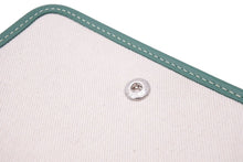 Load image into Gallery viewer, 新品同様 GOYARD ゴヤール Plumet プリュメ ショルダーバッグ 斜めがけポシェット ストラップ無し PVC レザー グリーン 中古 46538