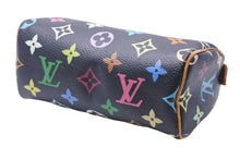 Load image into Gallery viewer, LOUIS VUITTON ルイヴィトン ミニスピーディ ハンドバッグ モノグラム ブラック マルチカラー 村上隆 レザー M92644 中古 46627