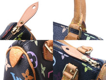 Load image into Gallery viewer, LOUIS VUITTON ルイヴィトン ミニスピーディ ハンドバッグ モノグラム ブラック マルチカラー 村上隆 レザー M92644 中古 46627