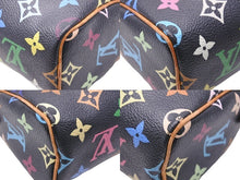 Load image into Gallery viewer, LOUIS VUITTON ルイヴィトン ミニスピーディ ハンドバッグ モノグラム ブラック マルチカラー 村上隆 レザー M92644 中古 46627