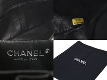 Load image into Gallery viewer, 極美品 CHANEL シャネル イーストウエスト チョコバー チェーン ショルダーバッグ キャビアスキン 黒×シルバー レディース 中古 46843