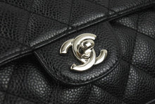 Load image into Gallery viewer, 極美品 CHANEL シャネル イーストウエスト チョコバー チェーン ショルダーバッグ キャビアスキン 黒×シルバー レディース 中古 46843