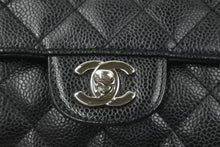 Load image into Gallery viewer, 極美品 CHANEL シャネル イーストウエスト チョコバー チェーン ショルダーバッグ キャビアスキン 黒×シルバー レディース 中古 46843