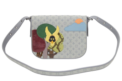 LOUIS VUITTON ルイヴィトン ミュゼット コントドゥフェ ショルダーバッグ 2002年限定コレクション M92279 グレー 美品 中古 46963