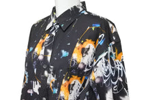 Load image into Gallery viewer, COMME des GARÇONS コムデギャルソン Futura フューチュラ 長袖シャツ W28043 コットン ブラック マルチカラー 美品 中古 47046