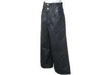Load image into Gallery viewer, CELINE セリーヌ ジャンボジーンズ ボトムス パンツ 21-22AW 2G263280D ラムスキン ブラック ゴールド金具 26 美品 中古 47142