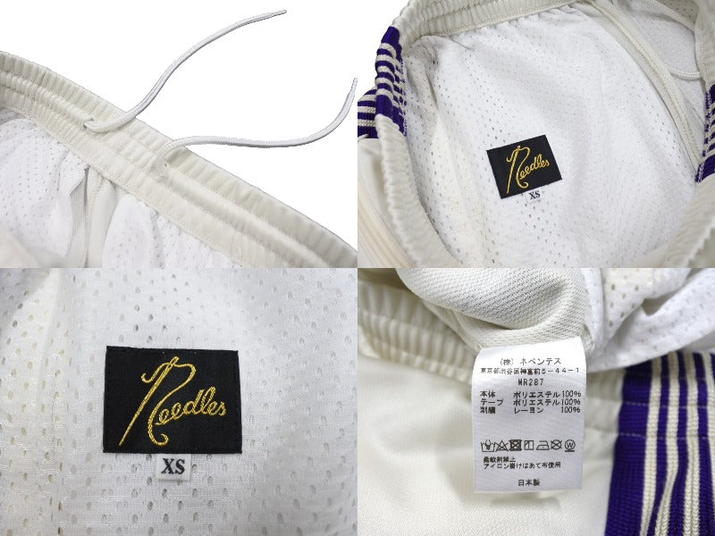 NEEDLES ニードルズ トラックパンツ ラインパンツホワイト NEEDLES ニードルズ トラックパンツ ラインパンツホワイト