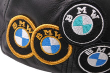 Load image into Gallery viewer, BMW ビーエムダブリュ レザーキャップ LUKA SABBAT バべアリアン バイエリッシュ・モトーレン・ヴェルケ ブラック 美品 中古 47661