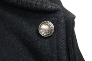 ORIGINALFAKE オリジナルフェイク スタジアムジャンパー ジャケット ポリエステル レザー ブラック サイズ1 美品 中古 47673
