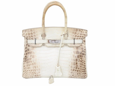HERMES エルメス バーキン30 ヒマラヤ ニロティカスマット シルバー金具 □P刻印 良品 中古 47735