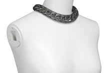 Load image into Gallery viewer, 初期 JEAN PAUL GAULTIER ジャンポールゴルチェ ネックレス チョーカー マイアミ型 キューバン ネット シルバー 美品 中古 47771