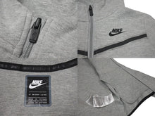 Load image into Gallery viewer, NIKE ナイキ キッズ スポーツウェア テックフリース フルジップ セットテックフリース セットアップ グレー サイズ4T 美品 中古 47935